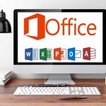 desk d'ordinateur illustrant une formation pack office a distance