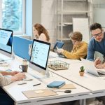 Stagiaires durant une formation Excel MyFormabox en présentiel
